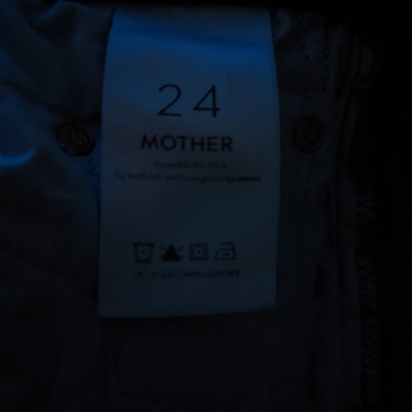 MOTHER Denim Straight Mini Fray Skirt - Picture 3 of 3